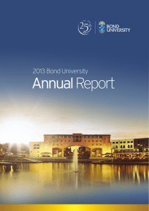 Annual Report - Bond University