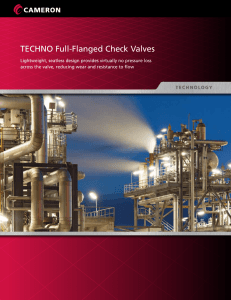 TECHNO Full-Flanged Check Valves
