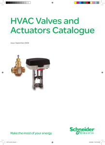 HVAC Valves and Actuators Catalogue