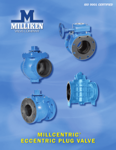 millcentric® eccentric plug valve