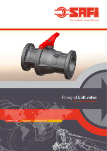 Flanged ball valve