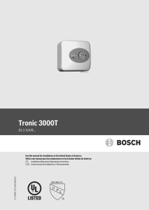 Tronic 3000T - Your Green Ability