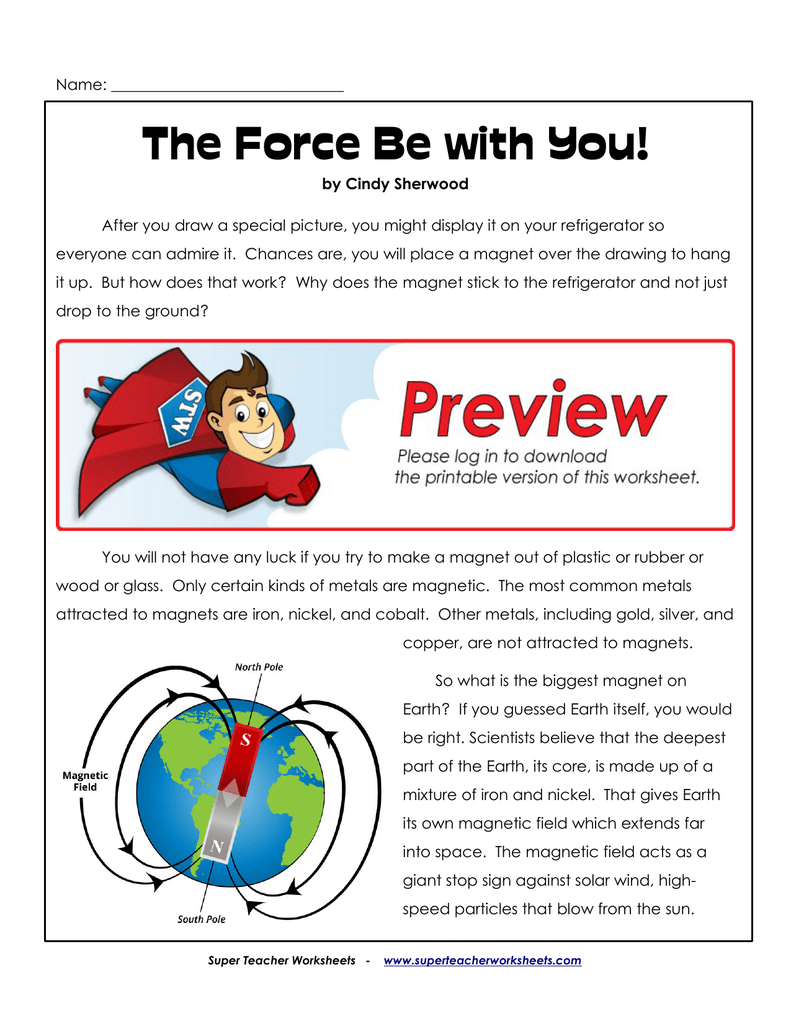 The Force Be With You Super Teacher Worksheets