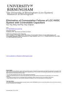 Elimination of Commutation Failures of LCC HVDC System with