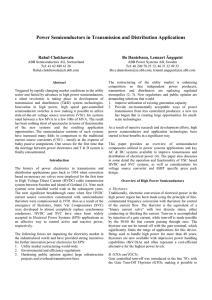 Power Semiconductors in Transmission and Distribution Applications