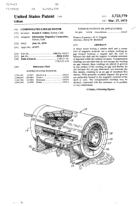 Compensated linear motor