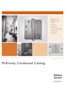 McKinney Condensed Catalog
