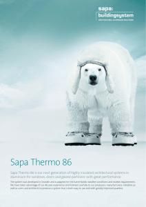 Sapa Thermo 86