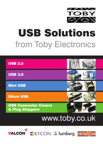 USB Solutions - Toby Electronics