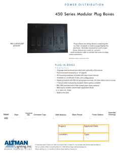 Plug-In Box Datasheet