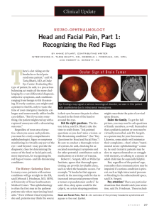 Head and Facial Pain, Part 1 - American Academy of Ophthalmology