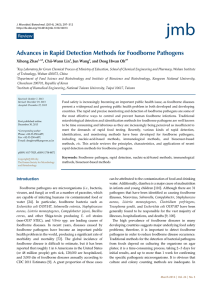 Advances in Rapid Detection Methods for Foodborne Pathogens