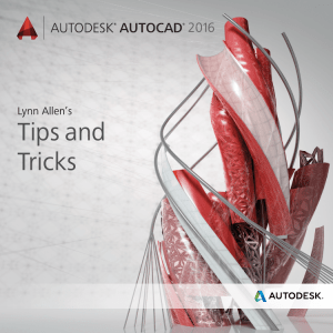 Tips and Tricks for AutoCAD 2016