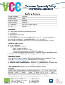 Drafting Diploma - Vancouver Community College