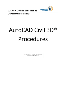 AutoCAD Civil 3D® Procedures