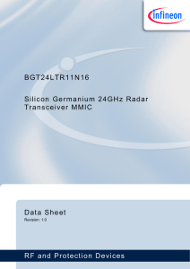 BGT 24LTR11N16 E6327 Data Sheet