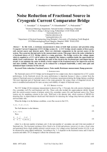 Noise Reduction of Fractional Source in Cryogenic Current