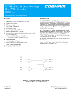 UT54LVDM328 - Aeroflex Microelectronic Solutions