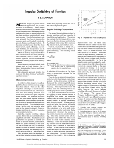 Impulse Switching of Ferrites