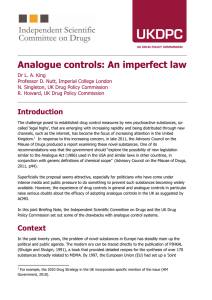 Analogue controls: An imperfect law