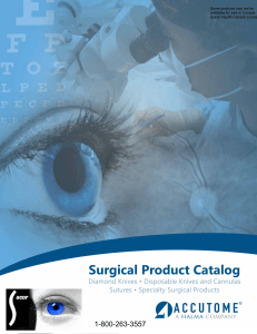 Surgical Product Catalog