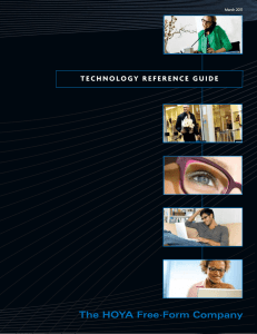 to the reference guide - Robertson Optical Laboratories