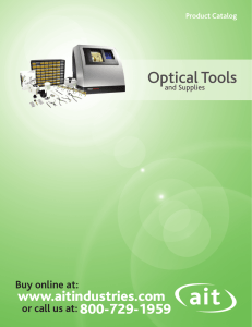 Optical Tools - AIT Industries