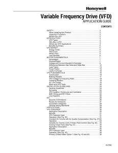 Variable Frequency Drive (VFD) - The HVAC