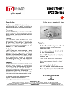 SpectrAlert® SP2C Series - Ceiling Mount Speaker/Strobes