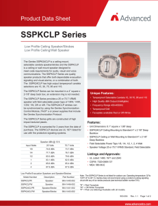 SSPKCLP Series Speakers