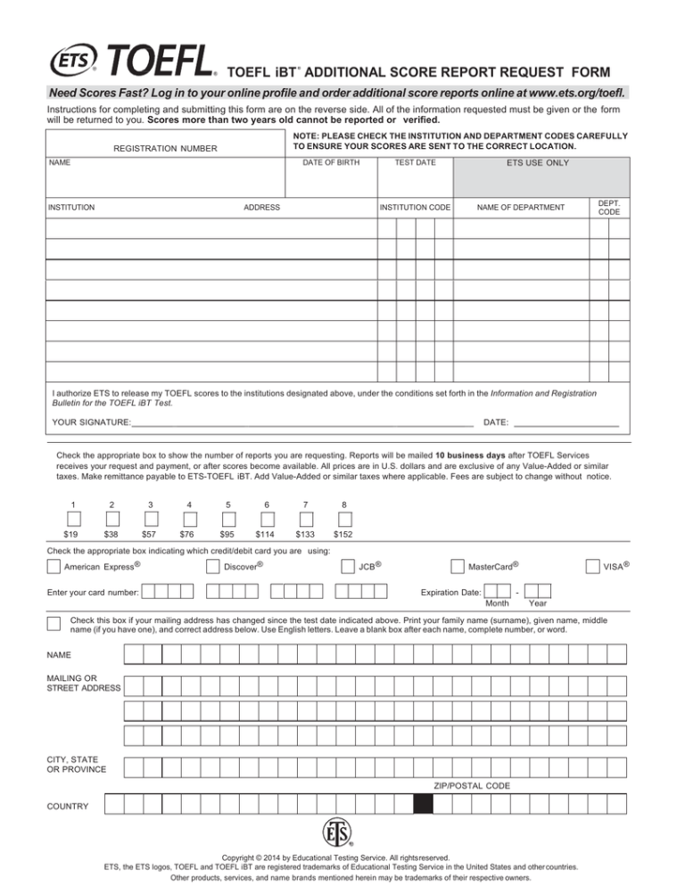 Toefl Ibt Practice Test From Ets - Qlerochips