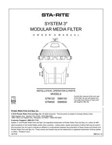 system 3® modular media filter