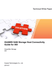 HUAWEI SAN Storage Host Connectivity Guide for AIX
