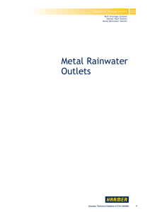 Metal Rainwater Outlets