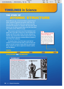 The Story of Atomic Structure