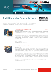 Analog Devices FMC Flyer - Silica