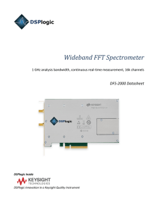 Wideband FFT Spectrometer