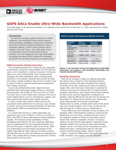 GSPS DACs Enable Ultra-Wide Bandwidth
