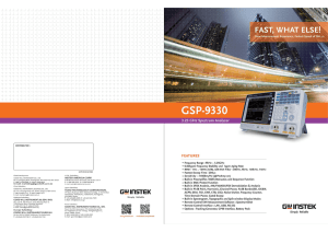 GSP-9330 brochure