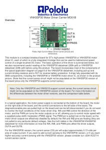 VNH3SP30 Motor Driver Carrier MD01B