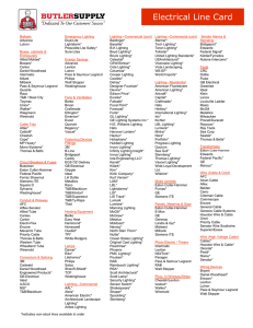 Electrical Line Card