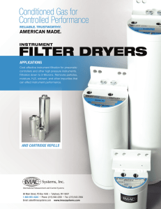 Filter Dryers PDF - IMAC Systems, Inc.