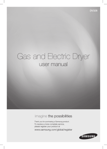 Gas and Electric Dryer