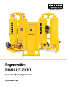 Regenerative Desiccant Dryers