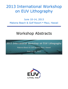 Workshop Abstracts