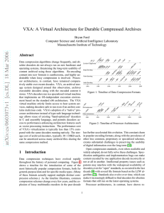 VXA: A Virtual Architecture for Durable Compressed Archives