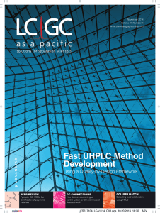 Fast UHPLC Method Development