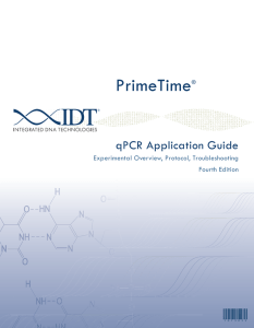 PrimeTime qPCR Application Guide, 4th Ed.