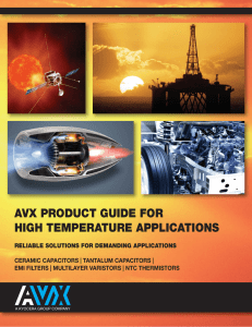 High Temperature Application Guide