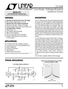 Low Noise, Voltage-Boosted Varactor Driver